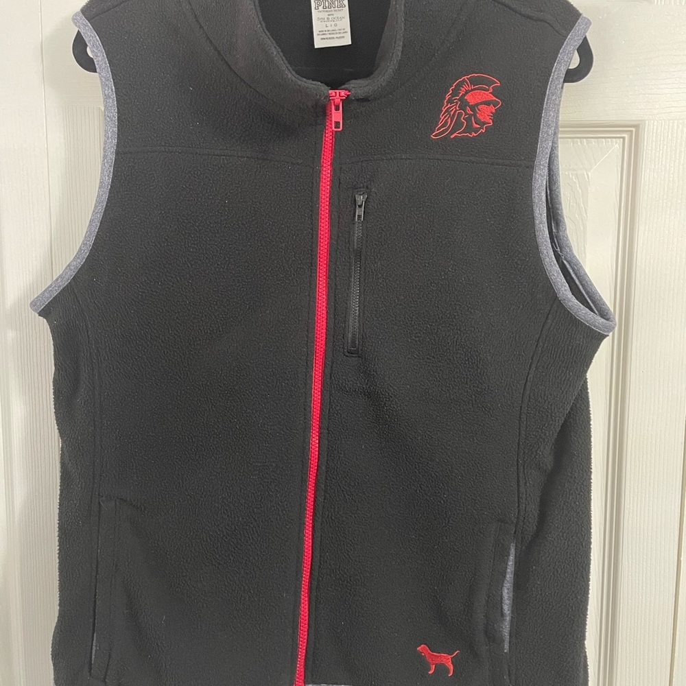 USC PINK collaboration sweater vest
